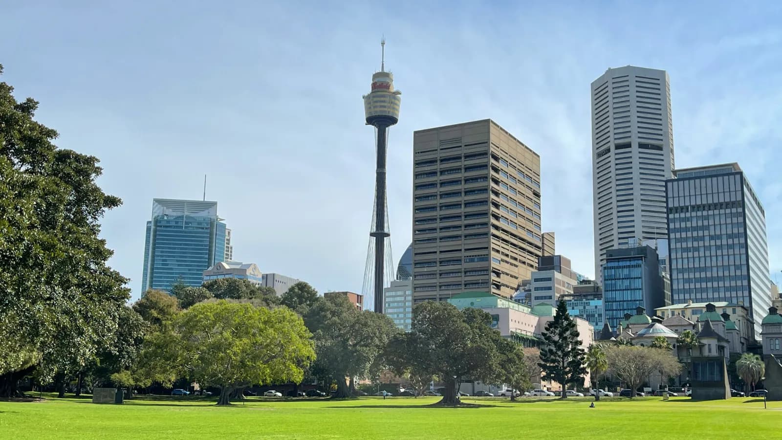 Hyde Park near Sydney CBD, a popular green space for families visiting Sydney